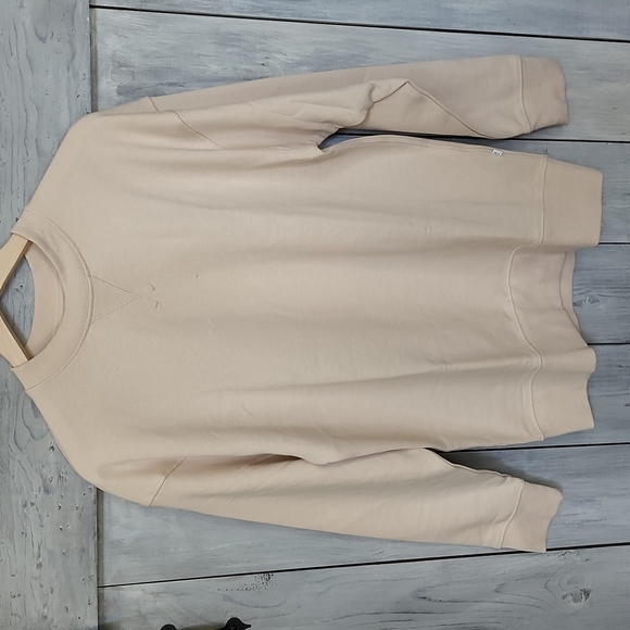 Selected Femme Homme Other - Selected Femme Homme Crew Neck Long Sleeve Sweatshirt Sandshell NWT NEW